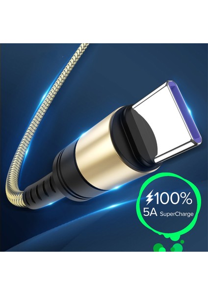 5A USB C Tipi Kablo 0.25 M 1 M 2 M Hızlı Şarj Usb-C Kablosu Huawei P30 P20 Mate 20 Pro Telefon Supercharge Qc3.0 USB C Cabo Kablosu (Yurt Dışından) modelleri