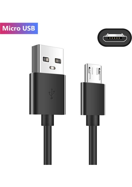 Mikro USB Kablosu Hızlı Şarj Veri Kablosu Kulaklık Android Cep Telefonu Kablosu Mikro USB Veri Kablosu (Yurt Dışından)