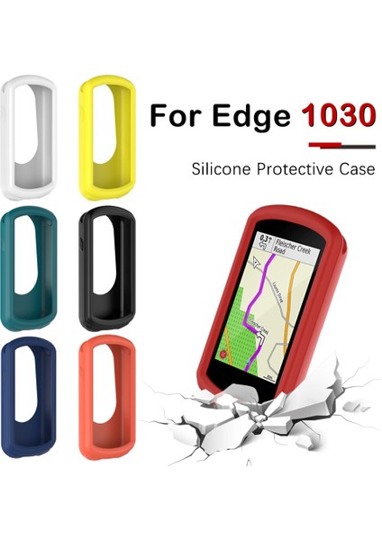 Garmin Edge 1030 Akıllı Saat Için Yumuşak Silikon Koruyucu Kılıf Anti Çarpışma Tampon Koruyucu Kabuk Kapak Kılıf Kenar 1030 (Yurt Dışından)