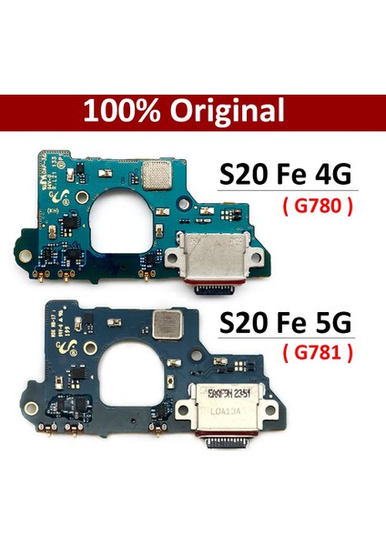 Orijinal USB Şarj Aleti Kurulu Flex Samsung Galaxy S20 S21 Artı Ultra Fe 4g 5g G981B USB Bağlantı Noktası Konnektörü Dock Esnek Şarj Kablosu (Yurt Dışından) fiyatları