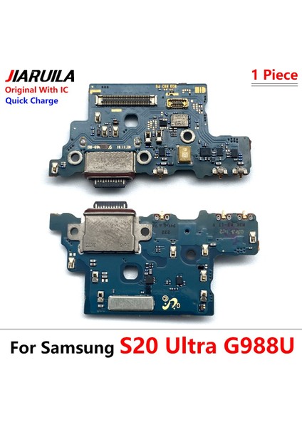 Orijinal USB Şarj Aleti Kurulu Flex Samsung Galaxy S20 S21 Artı Ultra Fe 4g 5g G981B USB Bağlantı Noktası Konnektörü Dock Esnek Şarj Kablosu (Yurt Dışından) modelleri