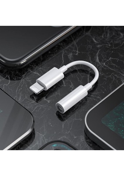 3.5mm Aux Kulaklık Jakı Ses Dönüştürücü Adaptör Bağlantı Kablosu iPhone Için Tip-C Ila 3.5mm Adaptörler Kulaklık (Yurt Dışından)