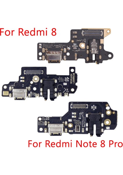 Şarj Bağlantı Noktası Konektörü Kurulu Parçaları Flex Kablo Xiaomi Redmi Not 8 8 Pro Için Mikrofon Mikrofonlu (Yurt Dışından)