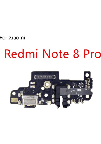 Şarj Bağlantı Noktası Konektörü Kurulu Parçaları Flex Kablo Xiaomi Redmi Not 8 8 Pro Için Mikrofon Mikrofonlu (Yurt Dışından)