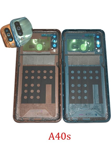 Konut Orta Çerçeve Arka Panel Samsung A40S A3050 Orijinal Telefon Yeni Şasi Arka Kapak Kapı Kamera Lens Düğmeleri ile (Yurt Dışından)