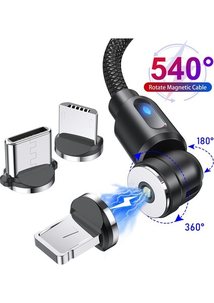 M 2 M Manyetik Kablo USB Tip C Huawei P50 P40 Pro USB C Kablosu Mikro Hızlı Şarj Mıknatıs Şarj Cihazı IPhone 0.5 M (Yurt Dışından)
