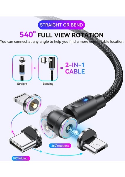 M 2 M Manyetik Kablo USB Tip C Huawei P50 P40 Pro USB C Kablosu Mikro Hızlı Şarj Mıknatıs Şarj Cihazı IPhone 0.5 M (Yurt Dışından)