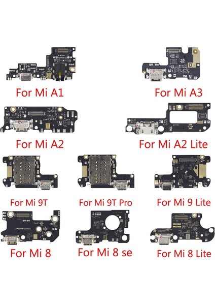 USB Şarj Aleti Xiaomi Mi 9t Pro 9 8 Se A3 A1 A2 Lite Şarj Standı Bağlantı Noktası Konektörü Flex Kablo (Yurt Dışından)