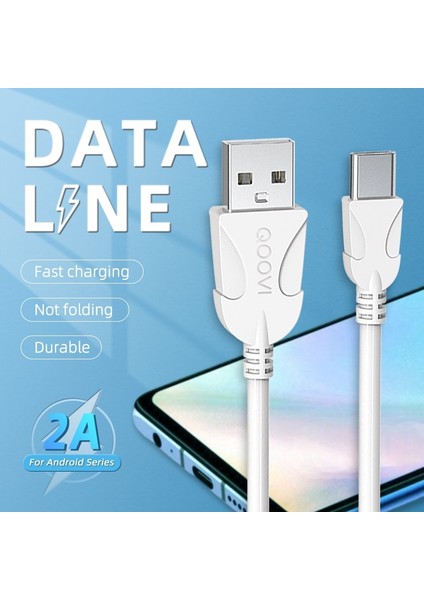 Qoovı USB C Tipi Kablo Hızlı Şarj C Tipi Cep Telefonu Mikro USB Şarj Cihazı Android Veri Kablosu iPhone 13 Samsung Xiaomi Huawei (Yurt Dışından)