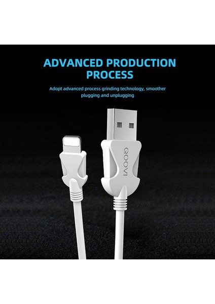 Qoovı USB C Tipi Kablo Hızlı Şarj C Tipi Cep Telefonu Mikro USB Şarj Cihazı Android Veri Kablosu iPhone 13 Samsung Xiaomi Huawei (Yurt Dışından)