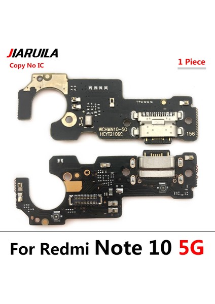 USB Şarj Portu Mikrofon Yuva Konnektörü Kurulu Flex Kablo Xiaomi Redmi Için Not 5 5A 6 7 8 8t 9 9s 10 Pro 5g (Yurt Dışından)