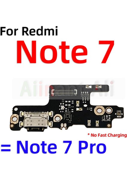 Orijinal Xiaomi Redmi Için Not 6 7 6A 7A Pro Artı Hızlı Şarj USB Şarj Aleti Kurulu Bağlantı Noktası Konektörü Mic Dock Flex Kablo (Yurt Dışından) indirimleri