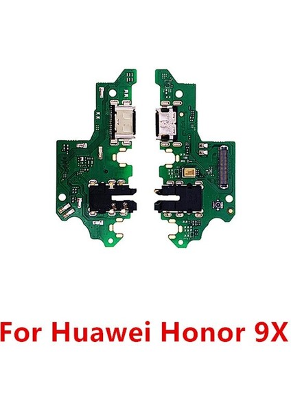 USB Mikrofon Şarj Şarj Cihazı Dock Bağlantı Noktası Kurulu Parçası Flex Kablo Huawei View 10 20 Onur 8 8x 8c 9 9x 9i 10 20 20I Lite (Yurt Dışından)