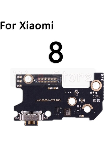USB Şarj Aleti Kurulu Bağlantı Noktası Konektörü Dock Flex Kablo Xiaomi Mi 5 5s 6 6x8 8se 9 9t 9se 10 A1 A2 A3 Lite Artı Pro Telefon Parçaları (Yurt Dışından) fırsatları