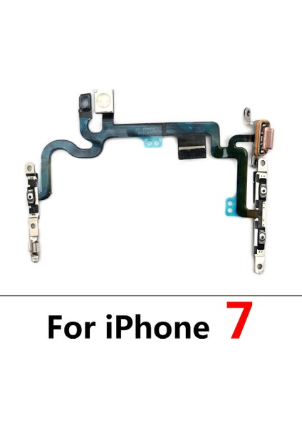 Yeni Güç Flex Kablo IPhone 7 8 Artı x Xr Xs Max Sessiz Ses Anahtarı Açma Kapama Düğmesi Anahtar Yedek Parçalar (Yurt Dışından) modelleri