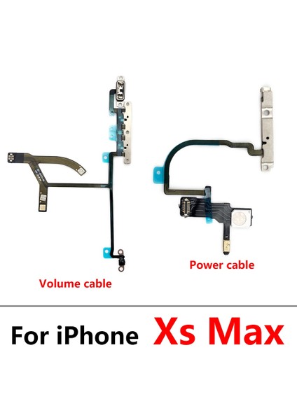 Yeni Güç Flex Kablo IPhone 7 8 Artı x Xr Xs Max Sessiz Ses Anahtarı Açma Kapama Düğmesi Anahtar Yedek Parçalar (Yurt Dışından) fırsatları