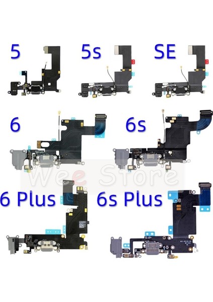 Orijinal Alt USB Yıldırım Girişli Şarj Cihazı Dock Esnek Şarj Kablosu iPhone 5 S 5 Se 6 6 S 7 Artı Telefon Parçaları (Yurt Dışından)