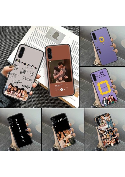 Tv Gösterisi Arkadaşlar Kapı Telefonu Kılıfı Için Huawei P Mate P10 P20 P30 P40 10 20 Akıllı Z Pro Lite 2019 Siyah Boyama Hoesjes Lüks Geri (Yurt Dışından)