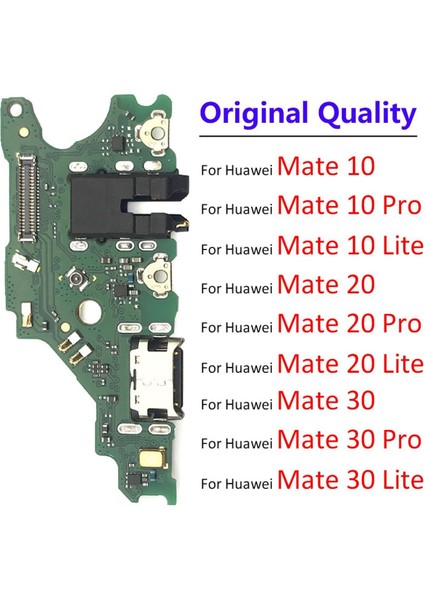 USB Şarj Portu Kurulu Flex Kablo Konektörü Huawei Mate 9 10 20 30 Lite Pro Mikrofon Modülü (Yurt Dışından)