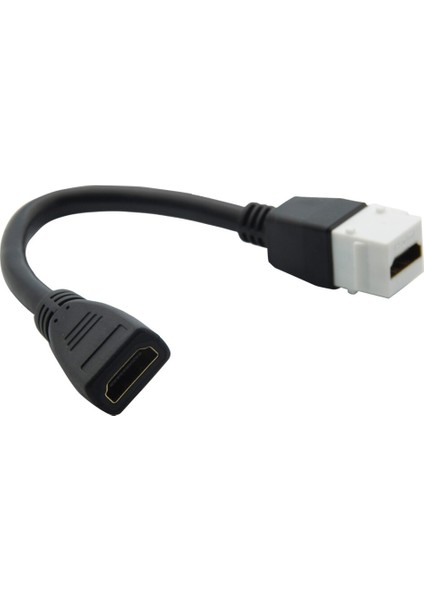 Keystone HDMI Montaj Duvar Plakası Konektörü, 20CM Esnek Kablo ile (Yurt Dışından)