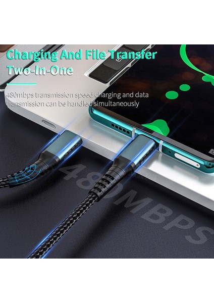 USB Tip C - Mikro USB Kablosu. Dizüstü Bilgisayar Için Usbc Bağlantı Noktasından Cep Telefonuna Mikro USB Veri Senkronizasyonu Hızlı Şarj Tipi C Şarj Cihazı Pd Kablosu (Yurt Dışından)