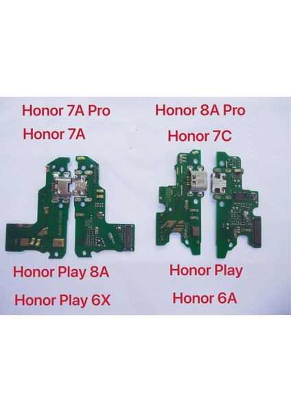 Şarj Portu Konnektörü Kurulu Parçaları Flex Kablo Mikrofon Mikrofon ile Huawei Onur Için Oyun 8A 7A 7c 7x 7s 6A 6c 6x 5c Pro (Yurt Dışından)
