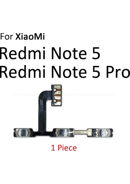 Ses Tarafı Güç Anahtarı Açma Kapama Düğmesi Anahtar Flex Kablo Xiaomi Redmi Için 3s 3x 4A Not 4 2 3 5 Pro Artı Not 4x 5A (Yurt Dışından)