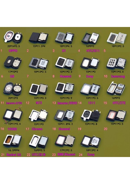 48 Modelleri Hoparlör Hoparlör Telefon Zil Kulaklık Buzzer Alıcı Onarım Bölümü Hoparlör Hoparlör Telefon Zil (Yurt Dışından)