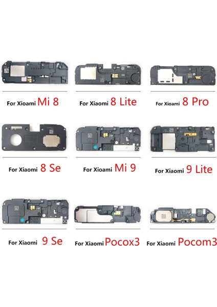 Yeni Xiaomi Mi6 Mi 6 8 9 Se 9t Pro A1 A2 5x 6x A3 10 10T 11 Lite Poco M3 X3 Hoparlör Buzzer Zil Hoparlör Flex Kablo (Yurt Dışından) modelleri