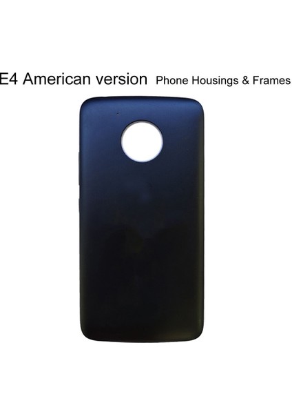 Cep Telefonu Muhafazaları Çerçeveler Motorola Moto E4 Amerikan Versiyonu Pil Arka Kapak Kapı Konut Case (Yurt Dışından)