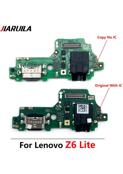 Tip-C USB Flex Kablo Lenovo Z6 Lite L38111 Dock Şarj Cihazı Konektörü Esnek Şarj Kablosu Değiştirme (Yurt Dışından)