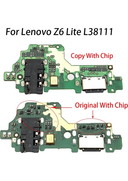 Tip-C USB Flex Kablo Lenovo Z6 Lite L38111 Dock Şarj Cihazı Konektörü Esnek Şarj Kablosu Değiştirme (Yurt Dışından)
