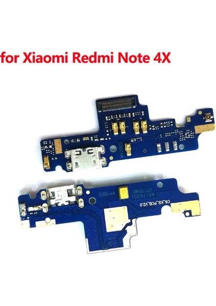 Xiaomi Redmi Için 4A 4 4x 4pro Yedek Mikrofon Modülü + USB Şarj Portu Kurulu Flex Kablo Redmi Not 4 4x Onarım Parçaları (Yurt Dışından)