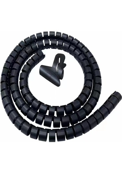 Esnek Spiral Kablo Tel Koruyucu Kablo Yöneticisi Bilgisayar Tel Koruma Boru Kelepçesi Yöneticisi Yönetim Aracı (Yurt Dışından)