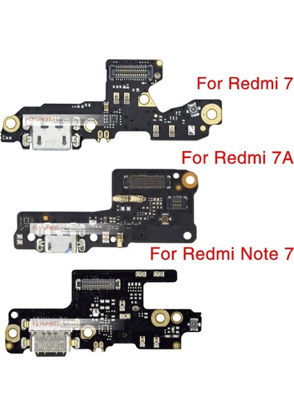 Adet Esnek Şarj Kablosu Xiaomi Redmi Için 7 7A Not 7 USB Şarj Aleti Bağlantı Noktası Yuva Konnektörü Yedek Parçalar (Yurt Dışından)
