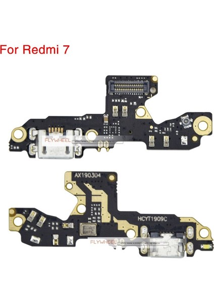 Adet Esnek Şarj Kablosu Xiaomi Redmi Için 7 7A Not 7 USB Şarj Aleti Bağlantı Noktası Yuva Konnektörü Yedek Parçalar (Yurt Dışından)