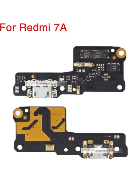 Adet Esnek Şarj Kablosu Xiaomi Redmi Için 7 7A Not 7 USB Şarj Aleti Bağlantı Noktası Yuva Konnektörü Yedek Parçalar (Yurt Dışından)