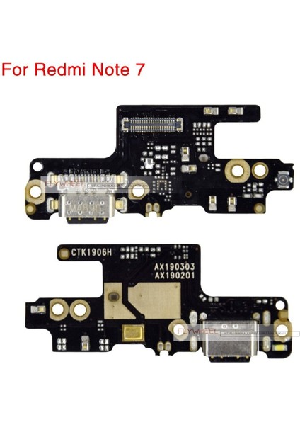 Adet Esnek Şarj Kablosu Xiaomi Redmi Için 7 7A Not 7 USB Şarj Aleti Bağlantı Noktası Yuva Konnektörü Yedek Parçalar (Yurt Dışından)
