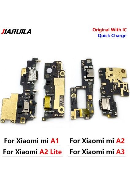 Orijinal Xiaomi Redmi 6 Pro/mi A2 Lite A1 5x A2 6x A3 CC9E USB Şarj Aleti Konnektörü Şarj Portu Mikrofon Flex Kablo Parçaları (Yurt Dışından)