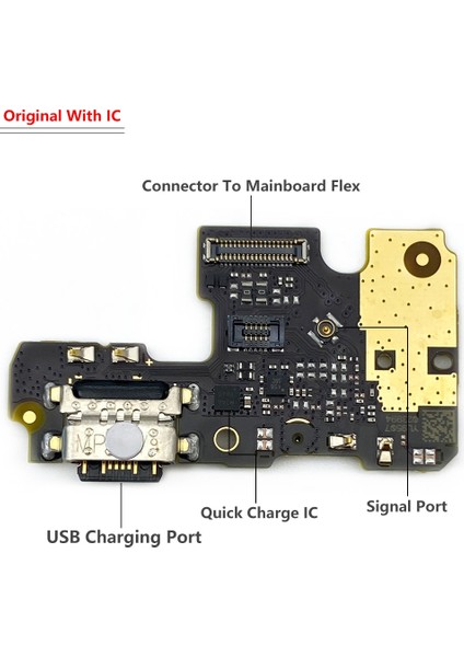 Orijinal Xiaomi Redmi 6 Pro/mi A2 Lite A1 5x A2 6x A3 CC9E USB Şarj Aleti Konnektörü Şarj Portu Mikrofon Flex Kablo Parçaları (Yurt Dışından)