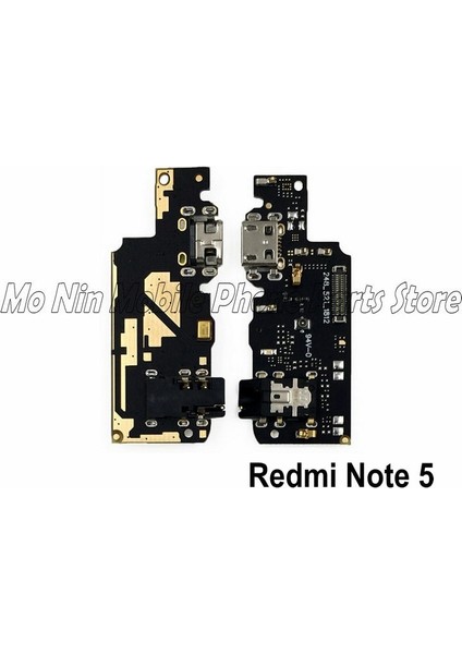 Yeni Mikrofon Modülü + USB Şarj Portu Kurulu Flex Kablo Konnektör Parçaları Xiaomi Redmi Not 5 5A Yedek (Yurt Dışından)