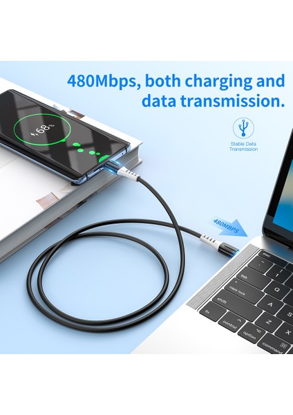 Hoco Silikon 60W USB C - USB Tip C Kablo 20W Pd Tip C - Aydınlatma Kablosu USB C Pd Hızlı Şarj Kablosu iPhone 13 12 Xiaomi (Yurt Dışından)
