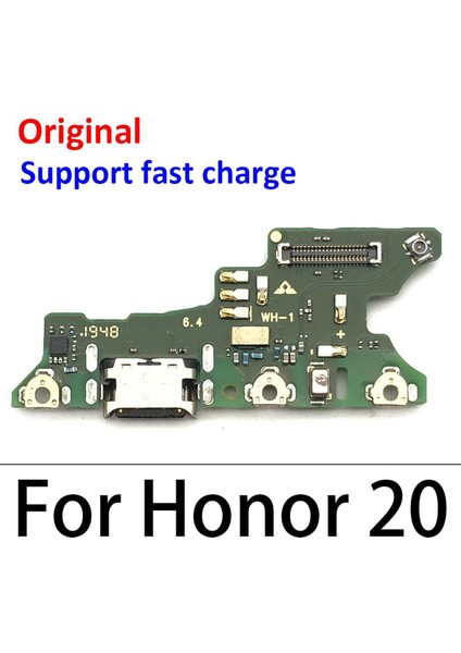 Orijinal USB Mikro Şarj Cihazı Şarj Portu Yuva Konnektörü Mikrofon Kurulu Flex Kablo Huawei Onur 8 9 Lite 8x 10 20 Pro 20I (Yurt Dışından)