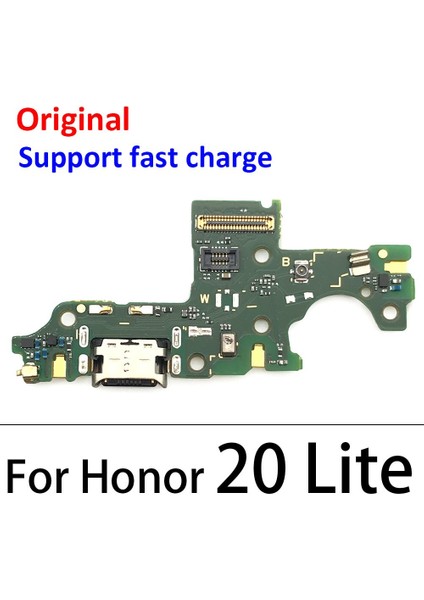 Orijinal USB Mikro Şarj Cihazı Şarj Portu Yuva Konnektörü Mikrofon Kurulu Flex Kablo Huawei Onur 8 9 Lite 8x 10 20 Pro 20I (Yurt Dışından)