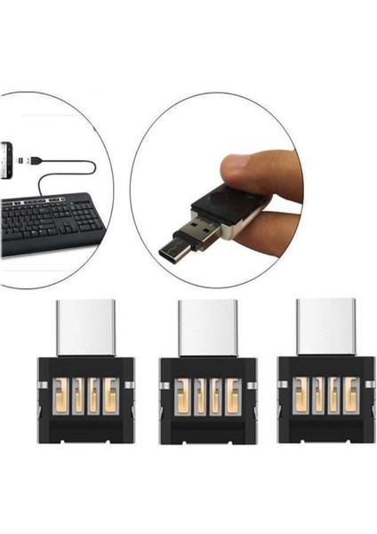 Adet/takım Usb-C 3.1 Tip C Erkek - Telefonlar Için USB Dişi Otg Adaptörü (Yurt Dışından)