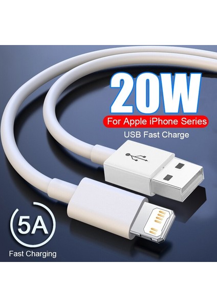Orijinal 20W Pd USB C Kablosu iPhone 14 13 12 11 Pro Max Mini Hızlı Şarj Kablosu Se Veri Tipi C Hızlı Şarj Kablosu Kablosu (Yurt Dışından)