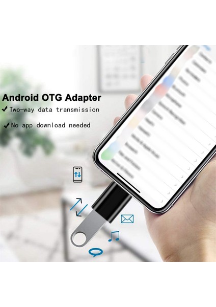 USB Tip C Adaptör USB 3.0 Tip A Erkek - USB 3.1 Tip C Dişi Dönüştürücü Evrensel USB C Şarj Veri Aktarım Adaptörü (Yurt Dışından)