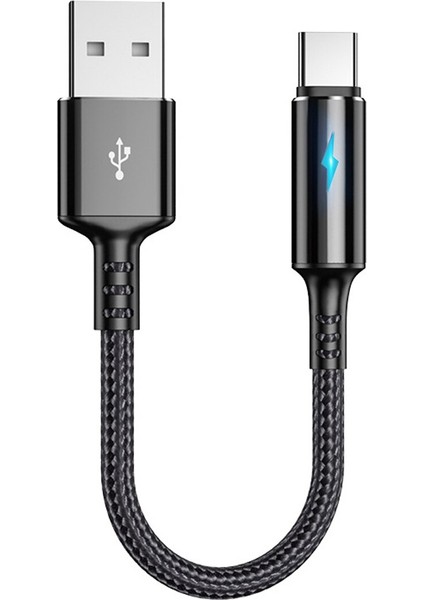 Fonken Mini USB C Kablosu 0.25 M Veri Kablosu Samsung A5 S8 S9 Artı Xiaomi Hızlı Şarj Güç Bankası Kısa Mikro USB Telefon Kabloları (Yurt Dışından)