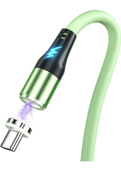 Mvqf 3 In 1 Manyetik Veri Kablosu 5A Hızlı Şarj Silikon USB Veri Kablosu Iphone 13 14 Huawei Samsung USB Kablosu Android Için (Yurt Dışından) indirimleri