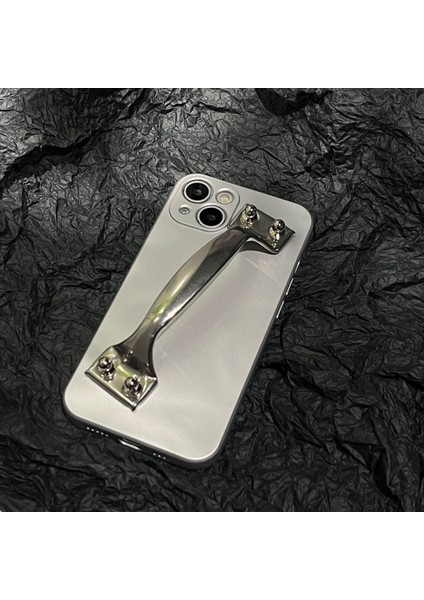 Yaratıcı Kapı Kolu Komik Kılıf iPhone 12 13 Pro Max Arka Telefon Kapak Için 12 11 Pro Max x Xs Xr 8 7 Artı Se 2020 Çapa (Yurt Dışından)